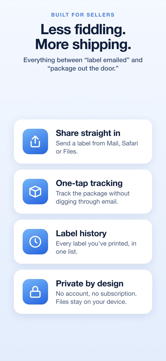Label Magic features